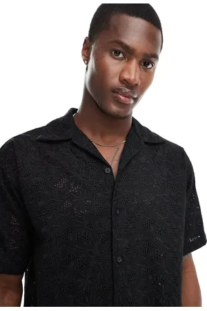 JACK & JONES Boxy shirt in lace