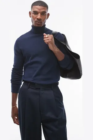 Topman Essential roll neck in