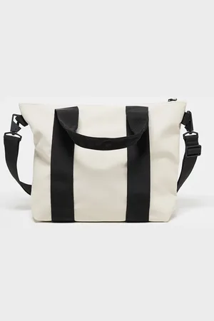 Rains 14180 waterproof tote bag micro in cream