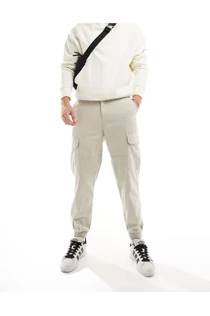 New Look Cuffed cargo in stone