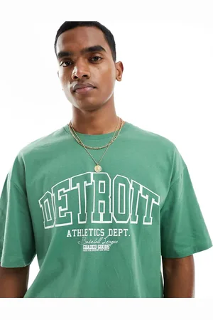 JACK & JONES Oversized detroit print t-shirt in