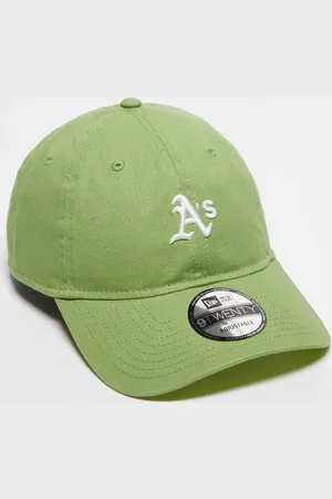 New Era Oakland Athletics mini logo cap in cream and
