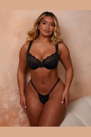 Wolf & Whistle X Natalie Gessey Fuller Bust bikini bottom in