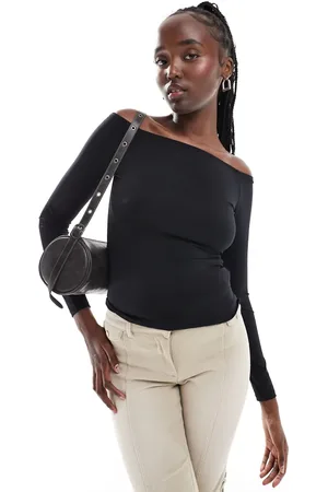 Weekday Off-shoulder long sleeve top in