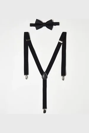 ASOS Bow tie and braces set in