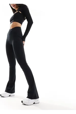 ASOS Slim kick legging with wrap waist in soft touch fabric