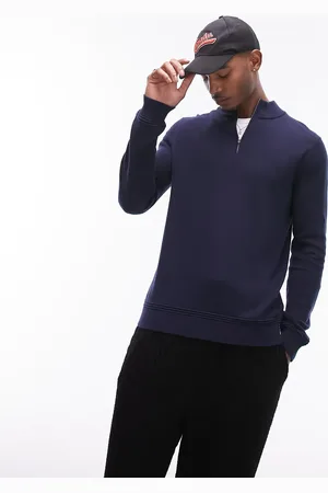 Topman Essentials 1/4 zip in