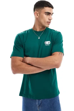Parlez Charter logo back print t-shirt in dark