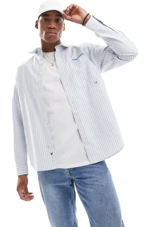 Tommy Hilfiger Classic shirt in blue and stripe