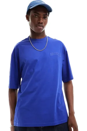 COLLUSION Varsity embroidery t-shirt in