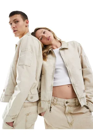 Dickies Newington washed jacket in off