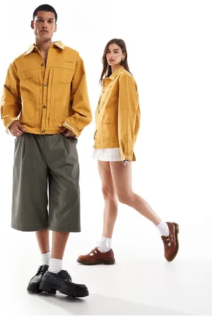 Sister Jane Unisex embroidered jacket in ochre