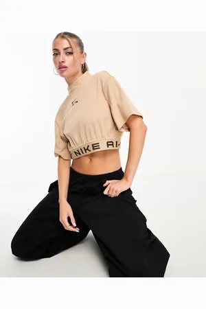 Nike Air crop top in hemp