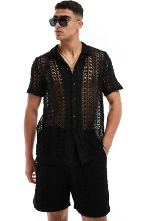 South Beach Knit beach shirt co-ord in