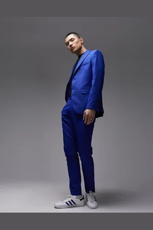Topman Premium slim suit trouser in