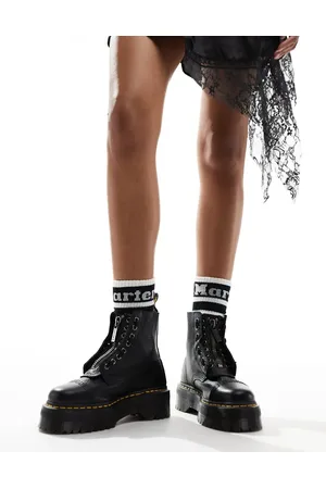 Dr. Martens Sinclair milled nappa leather platform boots