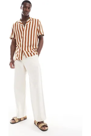 SELECTED Short sleeve shirt with mandala print in