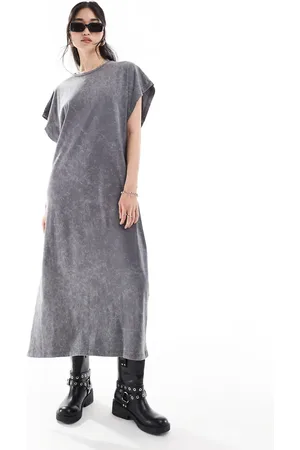 Noisy May Maxi t-shirt dress in washed