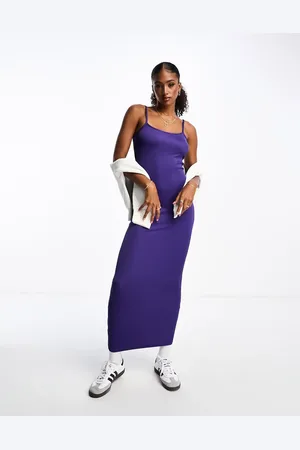 Monki Maxi slip dress in bright