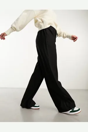 Cotton On Cotton On wide leg relaxed trousers with drawstring waist in