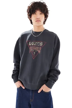 Guess Unisex vintage logo sweatshirt in washed