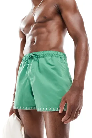 ASOS Swim short in short length in with hem detail