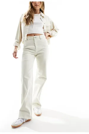 JJXX Straight fit high waisted jeans in