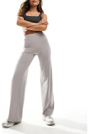 Tala Dayflex high waisted wide leg flared yoga pant in taupe