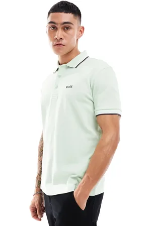 HUGO BOSS Paddy tipped polo shirt in