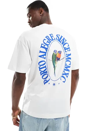 JACK & JONES Oversized t-shirt with porto back print in