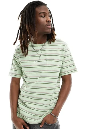 Columbia Somer Slope II striped t-shirt in sage