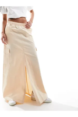 adidas Premium utility maxi skirt in sand