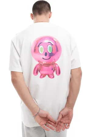 Weekday Oversized t-shirt with balloon character graphic print in