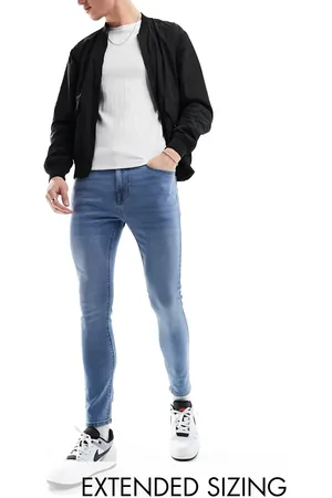 ASOS Spray on jeans with power stretch in dark wash