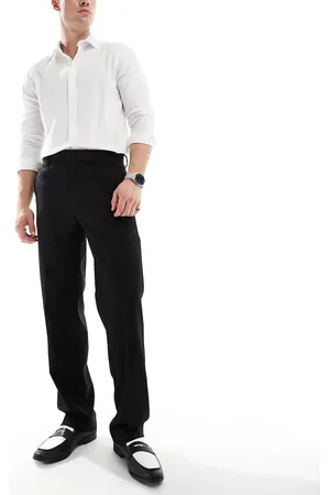 ASOS Smart straight leg trousers in