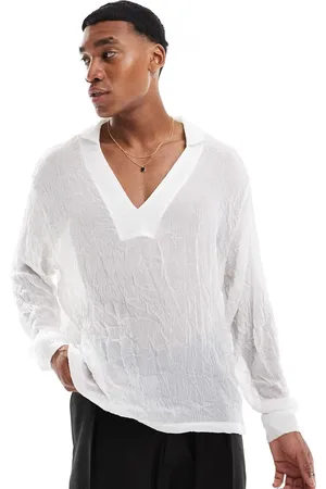 ASOS Overhead sheer shirt in