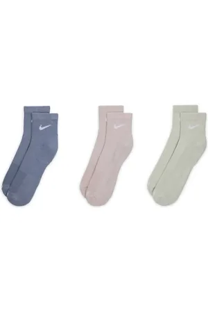 Nike Everyday Cushioned Plus 3 pack ankle socks in