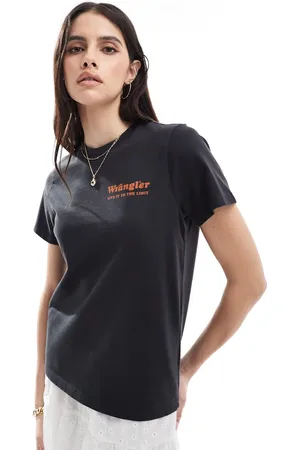 Wrangler Chest logo t-shirt in faded