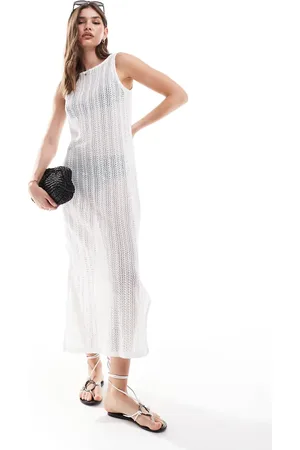 VERO MODA Fine knit midi dress in