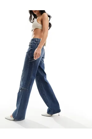 Miss Sixty Wide leg denim carpenter jeans in