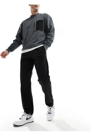JACK & JONES Tech trouser in tapered fit with split hem in