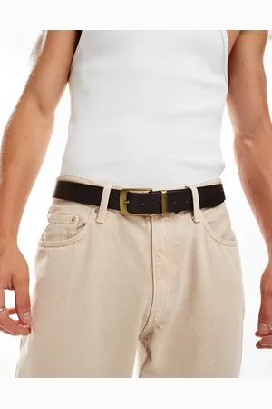 Pull&Bear Gold buckle belt in