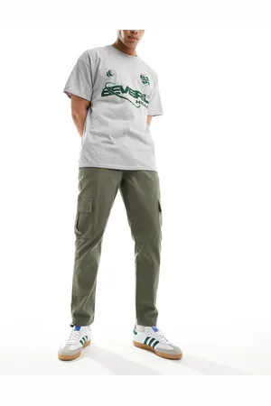 ASOS Tapered cargo trouser in olive