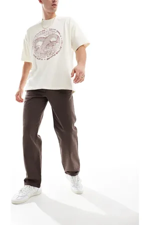 ASOS Relaxed chino in washed