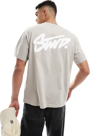 Pull&Bear STWD back printed t-shirt in
