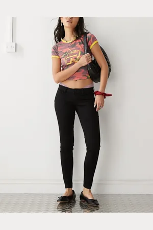 Noisy May Allie low rise skinny jeans in washed