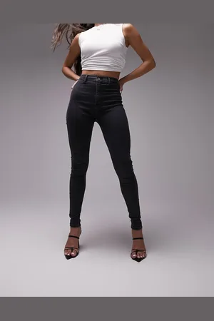 Topshop High rise Joni jeans in washed