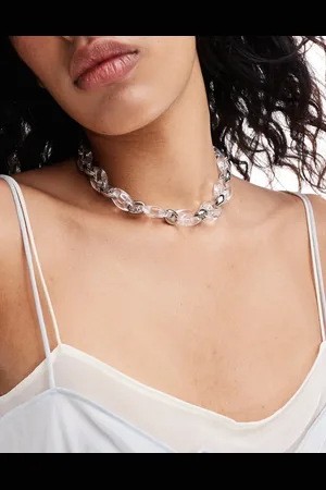 MANGO Resin link neckchain in
