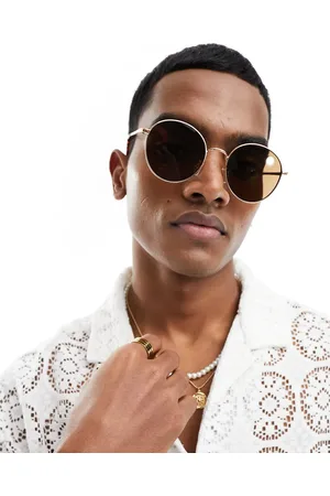 New Look Round metal sunglasses in