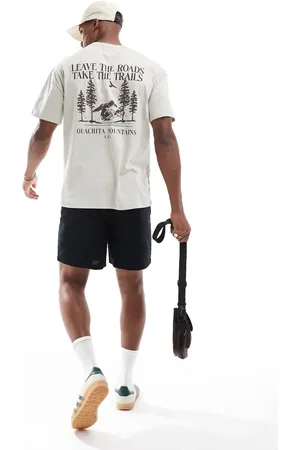 New Look Trails t-shirt in stone